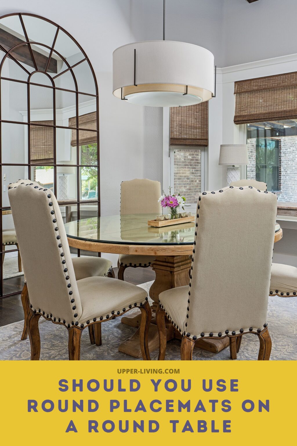 Should You Use Round Placemats On A Round Table Upper Living